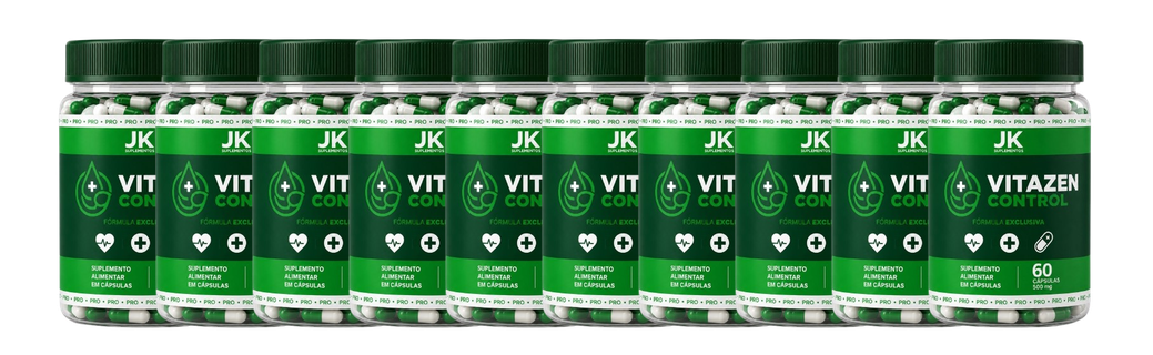 Kit 10 meses Vitazen Control - 10 potes